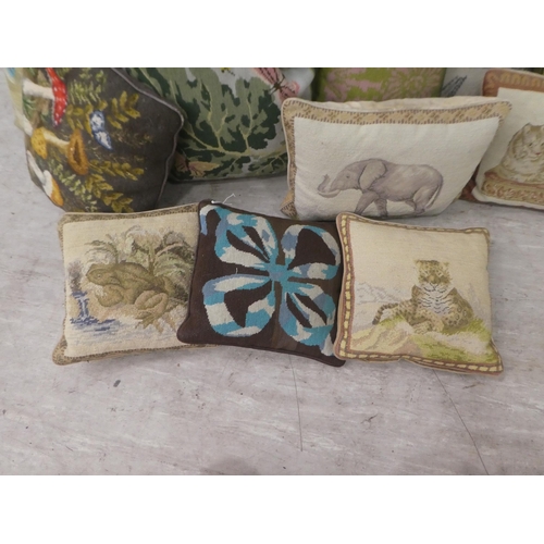 23 - Scatter cushions, mainly tapestry patterned  various sizes