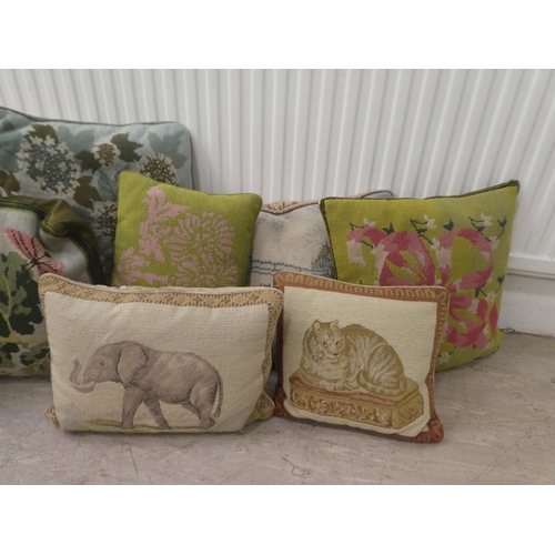 23 - Scatter cushions, mainly tapestry patterned  various sizes