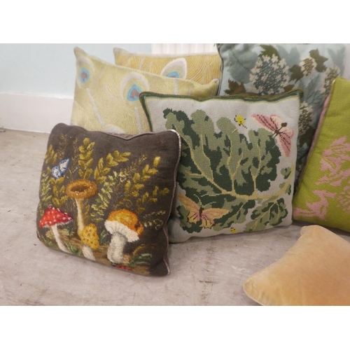 23 - Scatter cushions, mainly tapestry patterned  various sizes