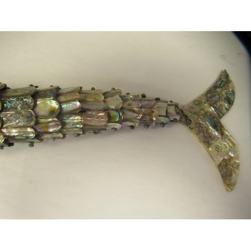 26 - A pava shell flexible fish ornament  15