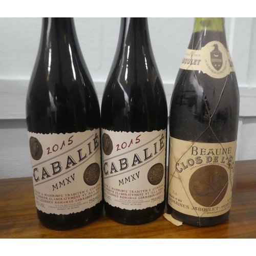 334 - Twenty bottles of mixed wines: to include a 2015 Cabalie; and a 1966 Warres port