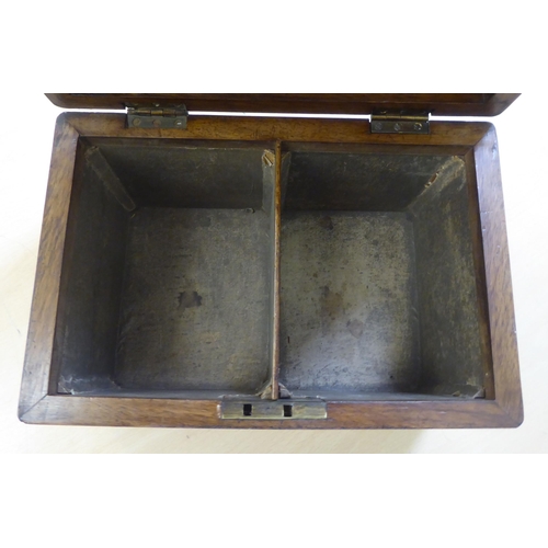 34 - A late Victorian walnut tray fitted jewellery box with a hinged lid  5