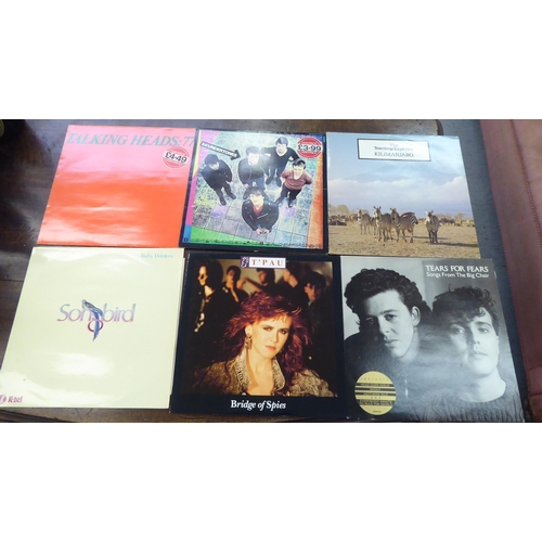 60 - Vinyl albums, rock and pop: to include 'Changes to Bowie'; Rod Stewart 'Blondes have more fun' and E... 