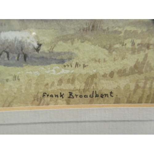 119 - Frank Broadbent - two Yorkshire landscapes&nbsp; watercolours&nbsp; bearing signatures&nbsp; 9.5