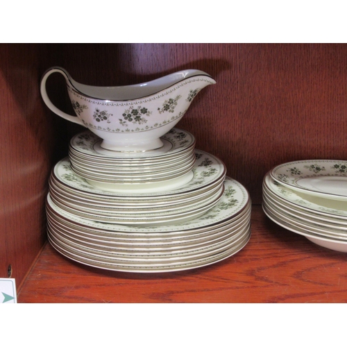 135 - Royal Doulton bone china Valley Green pattern tableware