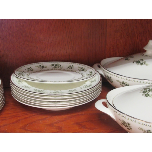 135 - Royal Doulton bone china Valley Green pattern tableware