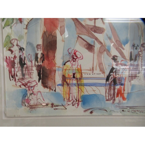 152 - David Kennard - an Italian market scene watercolour&nbsp; bears a signature & dated '96&nbsp; 8