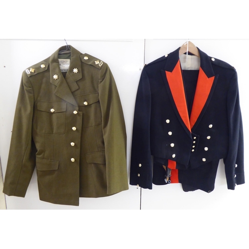 101 - Vintage British and foreign military uniform tunics and jackets; and an Artillery Mess suit(Please N... 