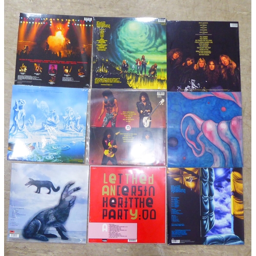 110 - Vinyl albums: to include recordings by Iron Maiden, Black Sabbath, King Crimson and Pink Floyd