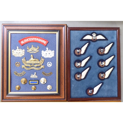 123 - Miscellaneous British regimental badges, uniform titles and associated insignia, some copies, all fr... 