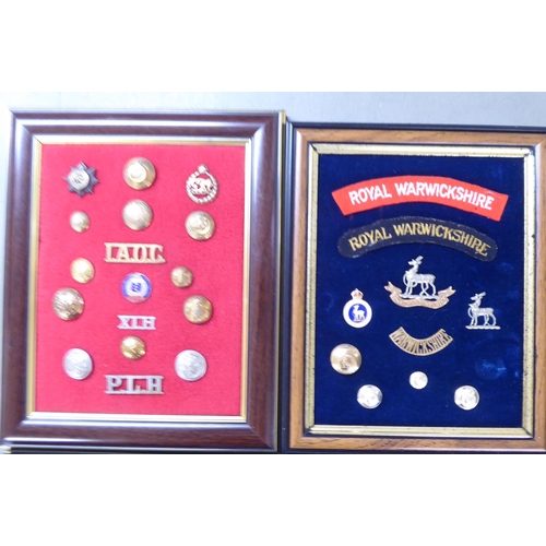 123 - Miscellaneous British regimental badges, uniform titles and associated insignia, some copies, all fr... 