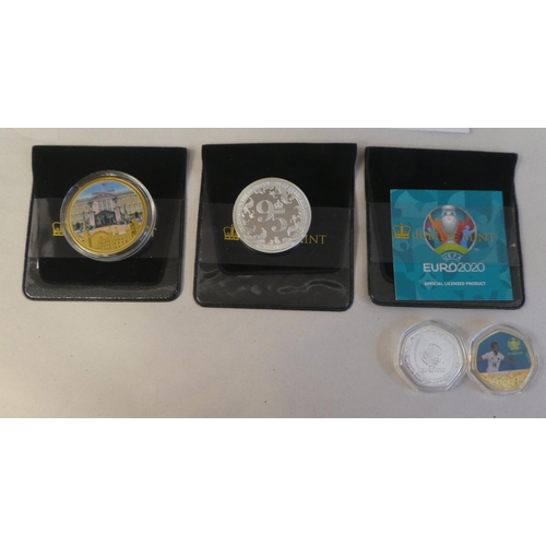 178 - Silver, Jubilee Mint and other proof coins: to include a Charles III presentation set  cased