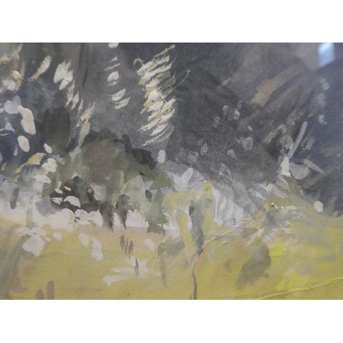 194 - Anthony Eyton - 'A Landscape, Urbino, Italy' watercolour  bears a signature & dated 1974 wi... 