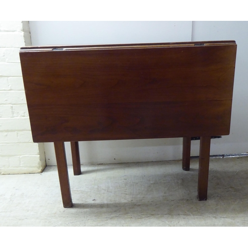 206 - Small furniture: to include a 19thC mahogany four drawer dressing chest, raised on bracket feet ... 