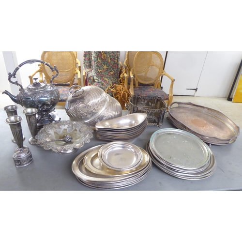 233 - Silver plated tableware: to include late Victorian meat domes; and Graham & Morton Ltd of Stirli... 