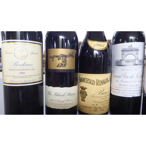 240 - Wine and port: to include a bottle of 1985 Grand Vin de Leoville Saint Julien 