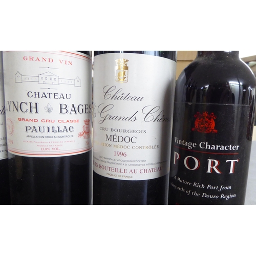 240 - Wine and port: to include a bottle of 1985 Grand Vin de Leoville Saint Julien 