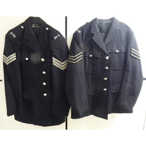 87 - Vintage British police uniform tunics: to include Special Constabulary