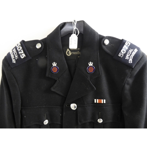 Vintage British police uniform tunics: to include Special Constabulary