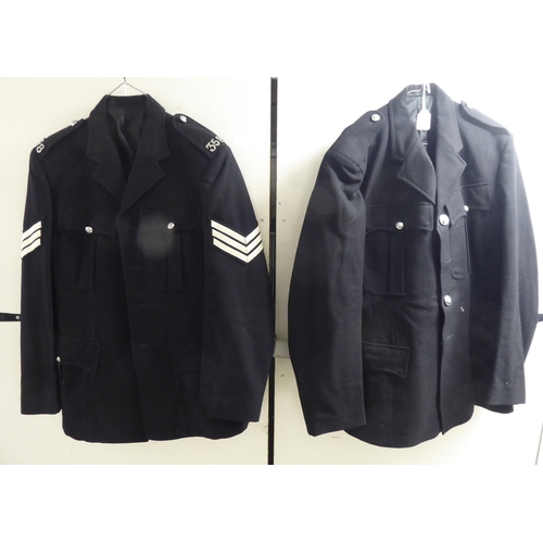 87 - Vintage British police uniform tunics: to include Special Constabulary