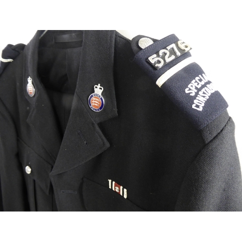 91 - Vintage British Police uniform tunics: to include Essex Constabulary