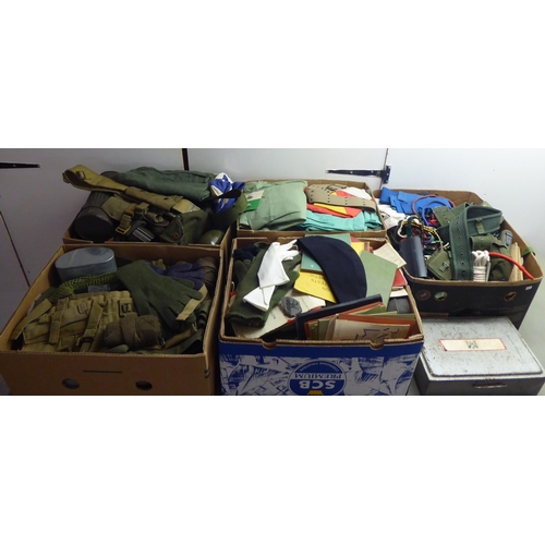 227 - Military tack and other uniform and accessories (Please Note: this lot is subject to the statement m... 