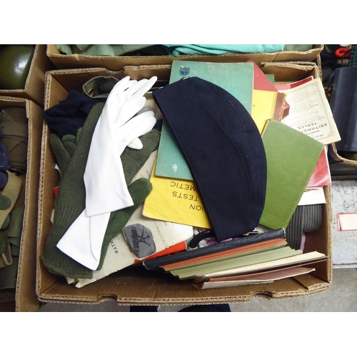 227 - Military tack and other uniform and accessories (Please Note: this lot is subject to the statement m... 