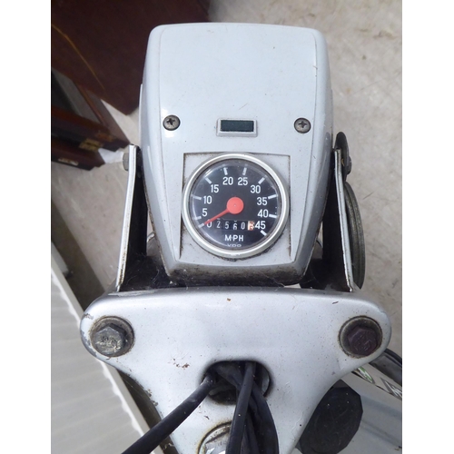 50 - A 1976 Puch Maxi moped, Historic Vehicle, 49cc petrol engine, in silver livery (Vin 6537695 Eng 6537... 