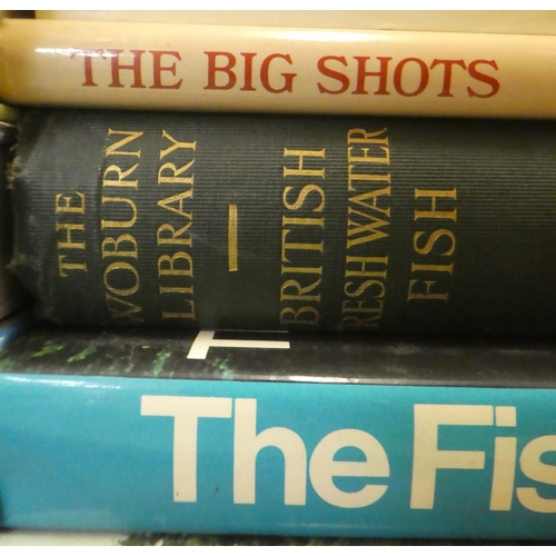 268 - Books, mainly shooting and fishing: to include 'The Woburn Library Fresh Water Fish' by Sir Herbert ... 