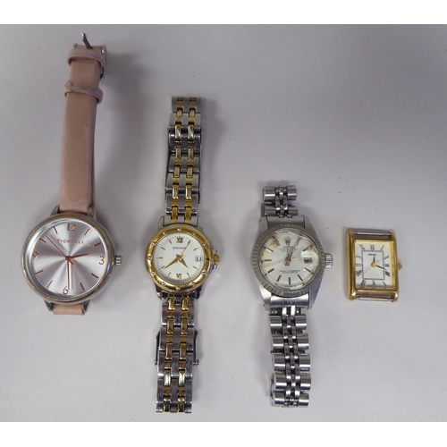 272 - Four ladies wristwatches: to include a Seiko, faced by a Roman dial 