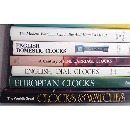 276 - Books, watch and clock repair and reference: to include F.J Britten's 'Old Clocks and watches and Te... 