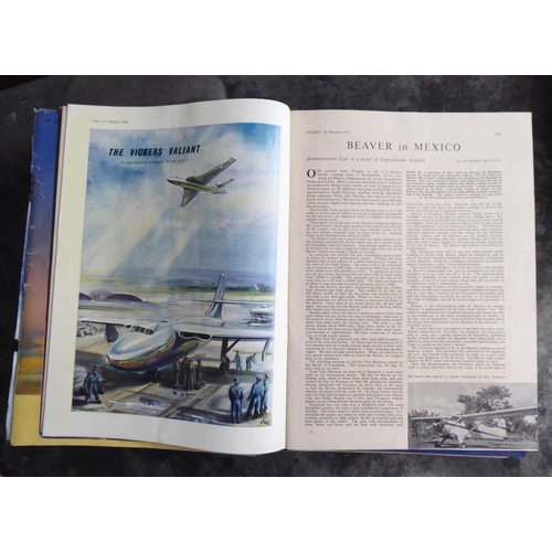 277 - A selection of 'Flight' magazines from the 1950s 