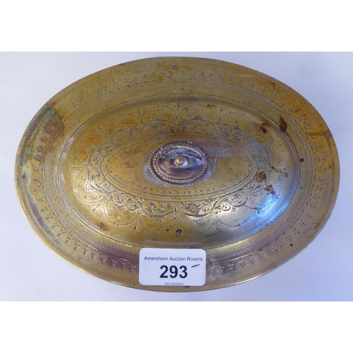 293 - Silver and silver plate: to include an early glass biscuit box with a silver plated, hinged lid ... 