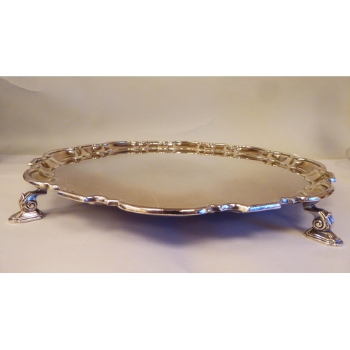 295 - Silver plated tableware: to include a Georgian design Mappin & Webb salver  14