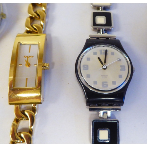 305 - Mainly ladies variously cased and strapped wristwatches with examples by Christian Dior, Butler &... 