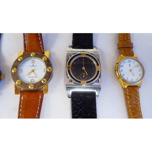 305 - Mainly ladies variously cased and strapped wristwatches with examples by Christian Dior, Butler &... 