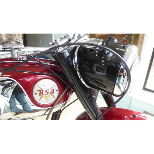 100 - A 1968 BSA Bantam 175 motorcycle (Historical Vehicle), in polychrome red, completely restrored, orig... 