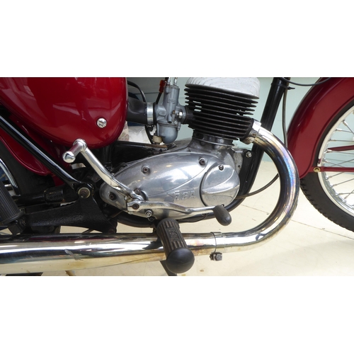 100 - A 1968 BSA Bantam 175 motorcycle (Historical Vehicle), in polychrome red, completely restrored, orig... 