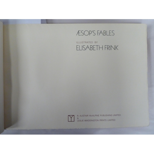 108 - Book: 'Aesop's Fables' illustrated by Elisabeth Frink, a First Edition 35/250, signed and printed by... 