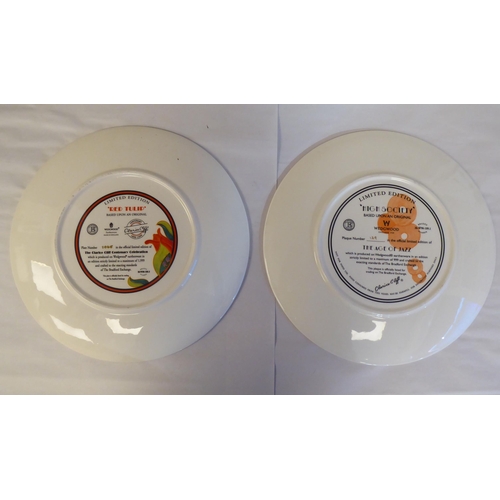 207 - Six Limited Edition Wedgwood china plates from the Clarice Cliff Centenary Celebration 'Red Tulip' a... 