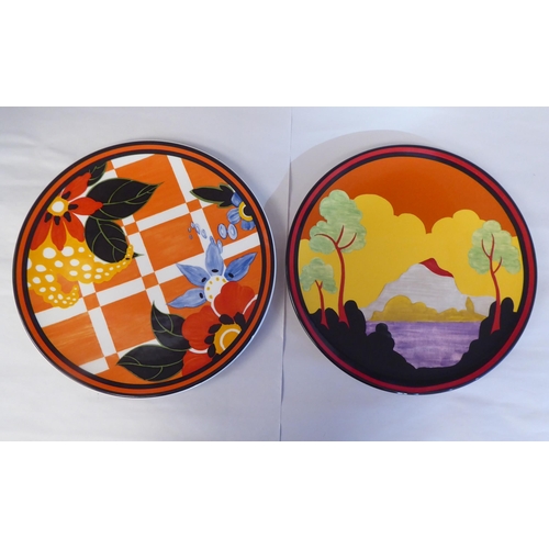 207 - Six Limited Edition Wedgwood china plates from the Clarice Cliff Centenary Celebration 'Red Tulip' a... 