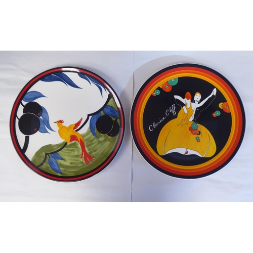 207 - Six Limited Edition Wedgwood china plates from the Clarice Cliff Centenary Celebration 'Red Tulip' a... 