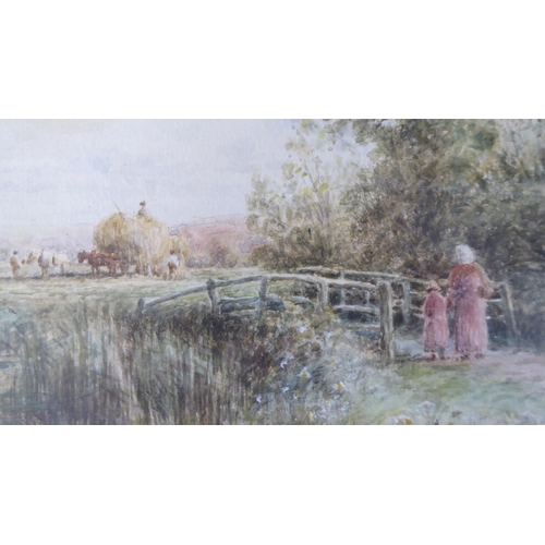 30 - Henry John Kinnaird - 'Thames near Sonning'  watercolour  bears an inscription & signa... 