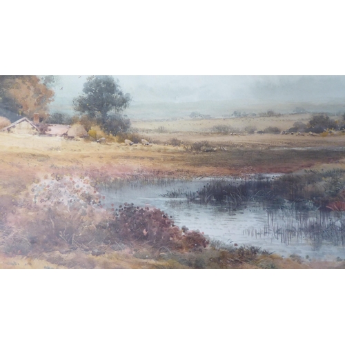 35 - Cresswick Boydell - 'Summer Evening, Pastoral'  watercolour  bears a signature  11.5