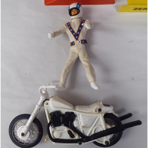 99 - An Ideal Toy Corp Evel Knievel Stunt Cycle with original carton