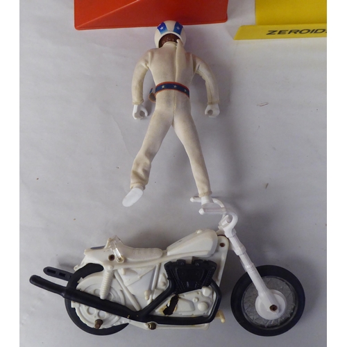 99 - An Ideal Toy Corp Evel Knievel Stunt Cycle with original carton