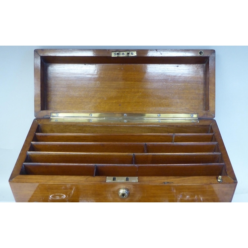 22 - A late 19thC S.Mordan & Co, London Registered Inkstand & Copying Press, including a stationa... 