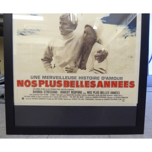 237 - A vintage French film poster 'Nos Plus Belles Annees' (The Way We Were)  35