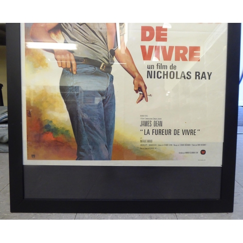 239 - A vintage French film poster 'La Fureur De Vivre' (Rebel Without a Cause)  35