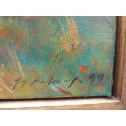 139 - Jeremy Andrews - 'Sunrise'  oil on canvas  bears a signature, dated '99 & label verso  27